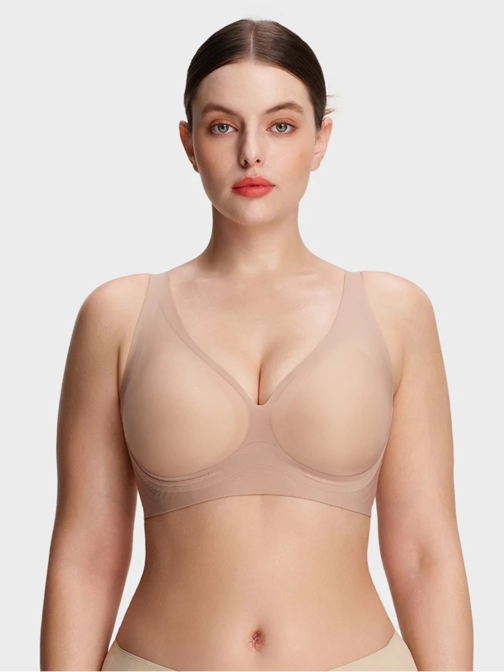 Set of 2 AirEase™ Supportive Wireless
Deep-V Bras 3XL Never Worn